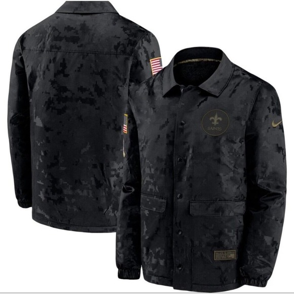 New Orleans Saints NIKE Salute to Service NFL Football Jacket Mens Large NEW - Picture 2 of 12
